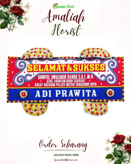 Papan Bunga Ucapan Selamat Pagersari